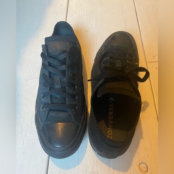 Men’s black converse shoe size 6 - Picture 5 of 12
